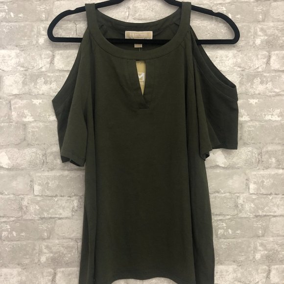 Michael Kors Ivy cold shoulder top - Picture 1 of 3